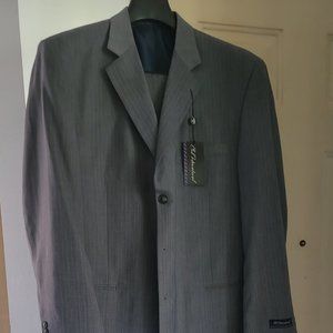 Charcoal Gray Men's tailored suit NWOT